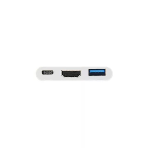 Equip Átalakító - 133461 (USB-C -> HDMI,USB-A, USB-C átalakító, apa/anya (4096x2160 @ 30 Hz, PD)) - kifutó termék, bontatlan, nyomódott doboz