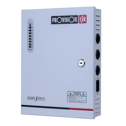 Adjustable camera power supply 12-14VDC 12A 16 outputs PR-12A16CH