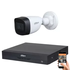   Dahua 5 Megapixel 1 Bullet Camera System with 30 m Night Vision