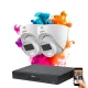 Dahua 2 dome camera 5MP surveillance system with color night vision