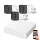 Hikvision 5 megapixel 3 bullet camera system with 40 m viewing distance
