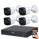 Dahua 5 Megapixel 4 Bullet Camera System with 30 m Night Vision