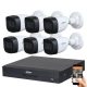 Dahua 5 Megapixel 6 bullet camera system with 30 m viewing distance