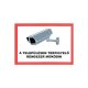 This settlement is monitored by CCTV system /sign/
