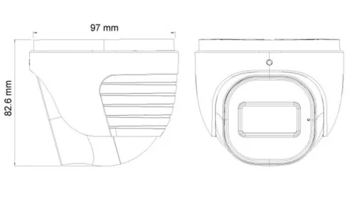 Provision DI-320A-28 dome camera 2MP 1080P AHD