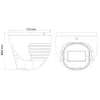Provision DI-320A-VF outdoor dome camera 2MP Full HD 5X ZOOM