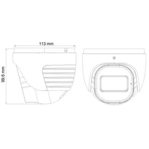 Provision DI-320A-VF outdoor dome camera 2MP Full HD 5X ZOOM