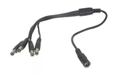 Camera power 4-way splitter