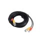Preassembled camera cable with BNC and 12V power connector, 10 meters