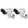Dummy camera set 2 pcs CA-11 with flashing LED dummy cameras