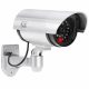 CA-11 silver flashing LED dummy camera