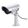 CA-11 silver flashing LED dummy camera