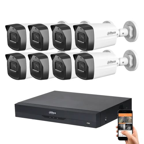 Dahua 8 security camera IP camera system 5MP