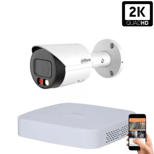 Dahua 1 Outdoor Camera IP Surveillance System 4MP with Color Night Vision