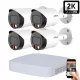 Dahua 4 outdoor camera IP surveillance system 4MP with color night vision