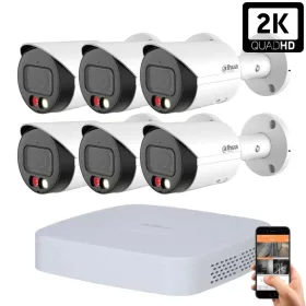 Dahua 6 Outdoor Camera IP System 4MP with Color Night Vision