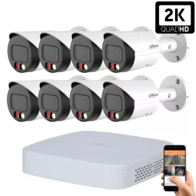 Dahua 8 Outdoor Camera IP System with 4MP Color Night Vision