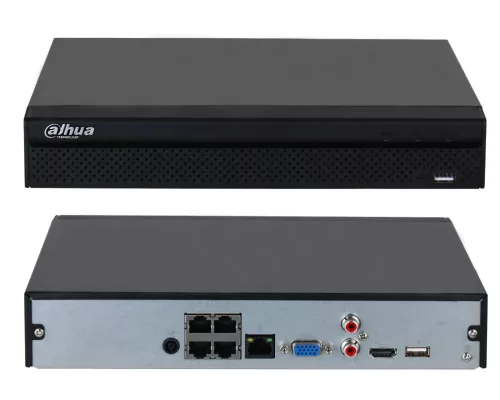 Dahua 4-camera IP security system with 4MP colour night vision