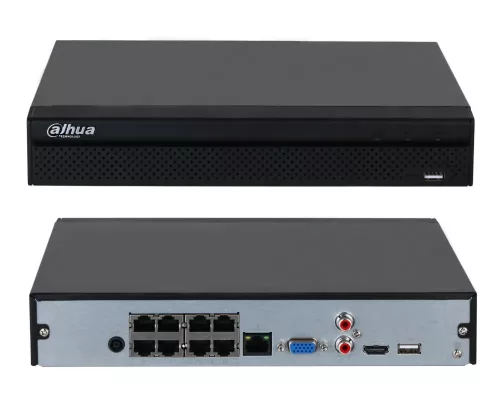 Dahua 6-camera IP security camera system 4MP with color night vision