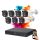 Dahua 7-camera IP security system with 4MP color night vision