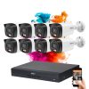 Dahua 8-camera IP security camera system with 4MP colour night vision