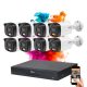 Dahua 8-camera IP security camera system with 4MP colour night vision