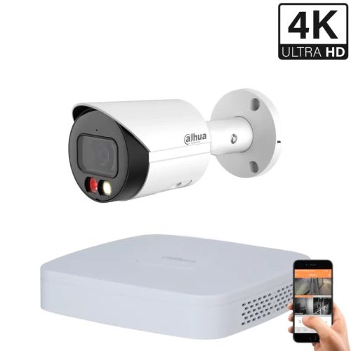 Dahua 1 Outdoor Camera IP System 8MP with Color Night Vision