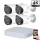 Dahua 4 outdoor camera IP surveillance system 8MP with colour night vision