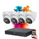 Dahua 4 dome security IP camera system 8MP with color night vision