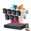 Dahua 7-camera IP security camera system 8MP with colour night vision