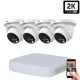 Dahua 4 Dome Outdoor IP Camera System 4MP with Color Night Vision