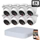 Dahua 8 dome outdoor IP camera system 4MP with color night vision