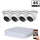 Dahua 4 dome outdoor IP camera system 8MP with colour night vision