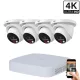 Dahua 4 dome outdoor IP camera system 8MP with colour night vision