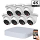 Dahua 7 dome outdoor IP camera system 8MP with colour night vision