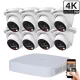Dahua 8 outdoor dome camera IP surveillance system 8MP with color night vision