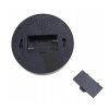 Black dome dummy camera with built-in red LED light