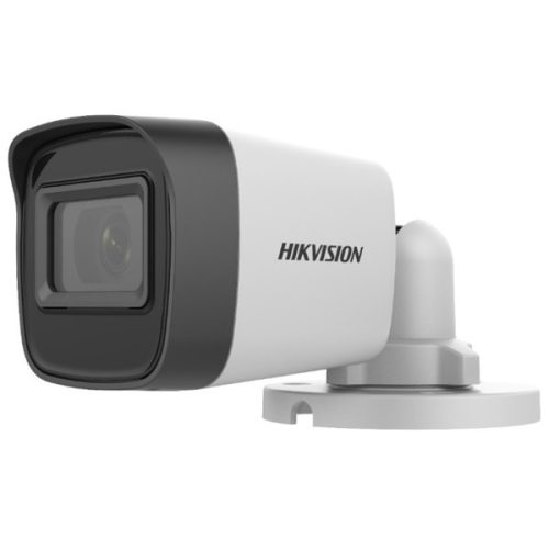 Hikvision DS-2CE16H0T-ITPFS Analog Security Camera (5MP, 2.8mm, Outdoor, Smart IR 25m, IP67, Microphone)