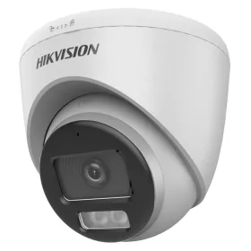   Hikvision DS-2CE72KF0T-LFS ColorVu dome security camera with color night vision (5MP, outdoor, hybrid LED, 2.8mm, IP67, microphone)