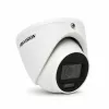Hikvision DS-2CE76D0T-LMFS security camera with color night vision (2MP, 2.8mm, outdoor, hybrid LED, IP67, microphone)