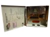 12V 5A power supply in lockable metal box with 4 power outputs