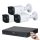Dahua 3-camera 8MP 4K CCTV system kit with 40 m night vision
