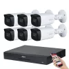 Dahua 6-camera 5MP surveillance system kit with 80 m night vision
