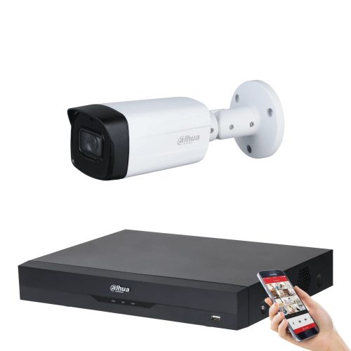 Dahua 1-camera 8MP 4K CCTV system kit with 40 m night vision