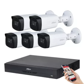  Dahua 5-camera 8MP 4K camera system kit with 40 m night vision