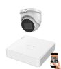 Hikvision 5 Megapixel 1 Dome Camera System with 30 m Night Vision
