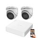 Hikvision 5 Megapixel 2-Dome Camera System with 30 m Night Vision