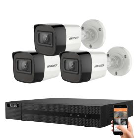   Hikvision HiLook 5 megapixel 3 camera security system with 30 m viewing distance