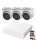 Hikvision 5 megapixel 3-dome camera system with 30 m night vision