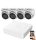 Hikvision 5 megapixel 4-dome camera system with 30 m night vision